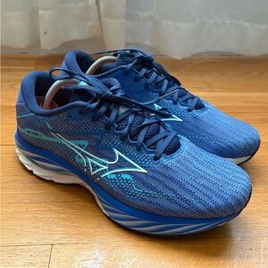 Mizuno Wave Rider 27 Women’s Blue Running Shoes